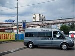 Бесплатный автобус Genser в пункт аренды автомобилей АрендаАвто-сро на ул.Добролюбова